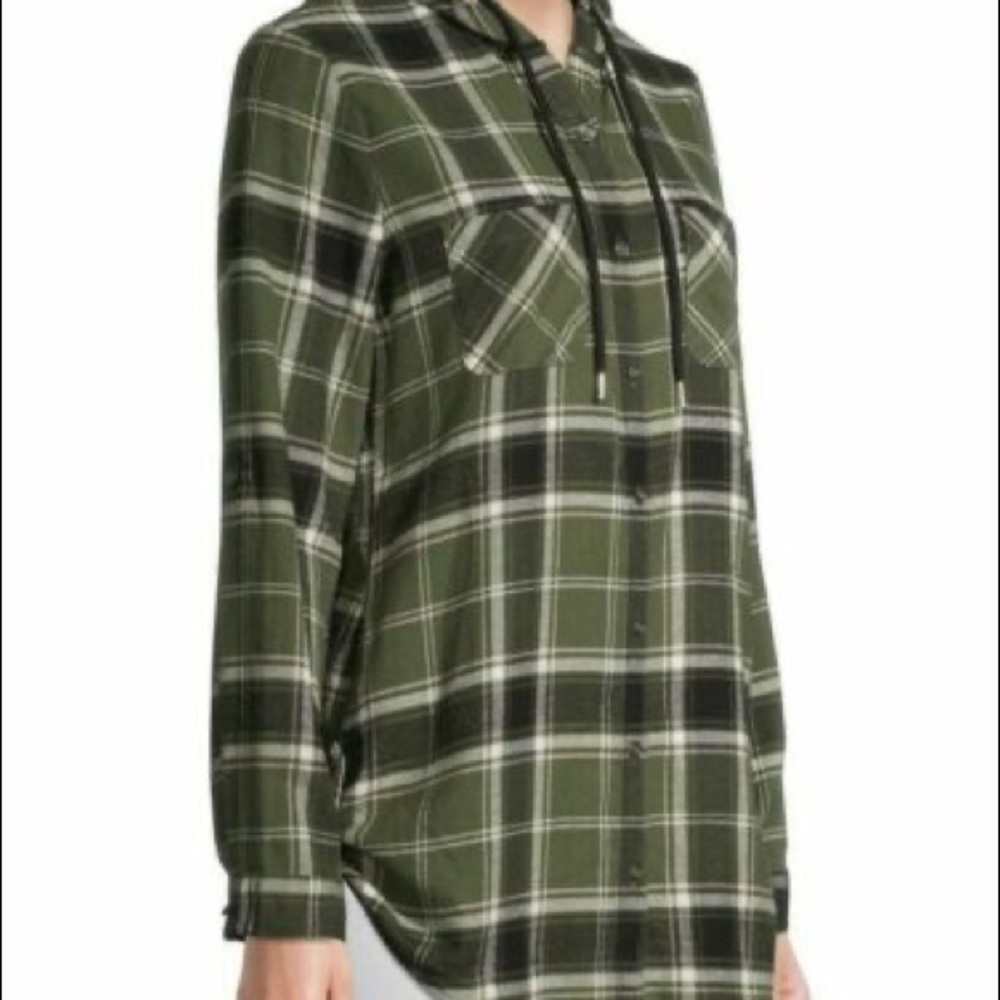 Hooded flannel